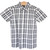 Navy Plaid Short Sleeved Shirt