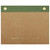 Small Green Gold Notepad