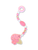 Pink Ice Cream Single String Beads