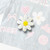 White Daisy 7/8" Iron-On Applique
