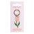 Pink Spring Tulip KeyRing