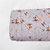 Cranberry Orange Floral Misty Lilac Missonia Knit Fabric (sold by half yards)