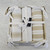 3 Pc. Tan/White Towel Set