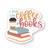 Books + Coffee Sticker