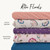 Beth's Theme Retro Flowers (09) Round Poly Swiss Dot Fabric (sold by half yards)