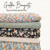 Golden Bouquet T Round Poly Swiss Dot Fabric (sold by half yards)