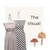 Check Mushroom T Poly Rib Knit Fabric (sold by half yards)