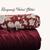 Burgundy Velvet Glitter Fabric (sold by half yards)
