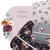 Scattered Beauty BK Poly Rib Knit Fabric (sold by half yards)