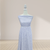 Spring Sky Poly Rib Knit Fabric (sold by half yards)