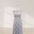 Birds Teal Poly Rib Knit Fabric (sold by half yards)