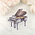 Piano Waterproof Sticker