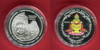 Bhutan 250 Ngultrum Silbermünze 2010 World Buddha Heritage Four Face Buddha of Cambodia Polierte Platte Farbmünze mit Etui, Zert. & Umkarton