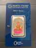 MMTC-PAMP Lakshmi 20 grams colorized silver bar