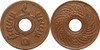 1 Satang coin from Thailand (formerly Siam), likely dating from the early 20th century (reign of King Rama VI)