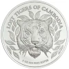 Silver Five Ounces 2022 Lost Tigers of Cambodia, Coin from Cambodia - detailed information