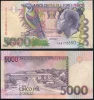 Sao Tome and Principe Banknote 5000 dobras 26.08.2004 Unc Cat