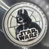 2011 Star Wars Darth Vader Collectible Silver Plated Coin In Capsule & Packaging