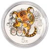 2022 15 Gram Chinese Lunar Series "Year of the Tiger" Proof Colored Silver Bullion Coin