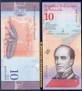 Venezuela 10 Bolivares 1/1/2018 NEW UNC Republica Bolivariana de Venezuela