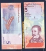 Venezuela 5 Bolivares 15/1/2018 NEW UNC Republica Bolivariana de Venezuela