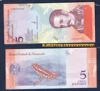 Venezuela 5 Bolivares 15/1/2018 NEW UNC Republica Bolivariana de Venezuela