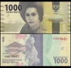 INDONESIA 10 100 1000 Rupiah UNC World Currency