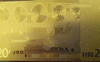 20 Euros gold plated