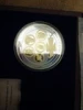 4 GIANT MEDALS 10 Years Farewell to the D Mark Proof Silver Gold Colour Print