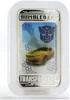 2014 Transformers Bumblebee hologram colored proof silver coin