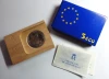 España 5 ECU 1989 Charles V. 1 oz Silver Proof Original Packaging with Wooden Box and Certificate