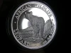 2018 Somali African Wildlife Leopard 1 oz silver 100 shillings in capsule