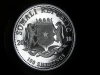 2018 Somali African Wildlife Leopard 1 oz silver 100 shillings in capsule