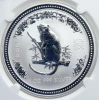 2004 AUSTRALIA Elizabeth II Chinese Zodiac Year of Monkey Silver Coin