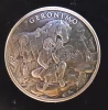 Geronimo Legendary Warriors Antique Finish Vtg-999 Silver 1 Oz Ounce Art Coin