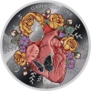 Garden of Love Proof Silver Coin 500 Francs CFA Cameroon 2023