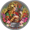 2022 Ghana Shitala Goddess of Health 50g Silver Coin - 500 Mintage