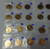 Complete set of 50 satang coins (years 1988-2017 and the Kanchanaphisek Day series, excluding years 2012-2013), reign of King Rama IX, uncirculated.