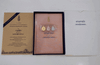 Mahajanaka coin, complete set, gold, small print (gold, silver, brass) with book, year 1999