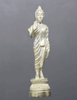 Phra Phuttha Aphai Mongkhon Samangkhi, floating statue, silver, commemorative item for the 50th anniversary of the King's accession to the throne, Kasikorn Bank, created in 1996, with original box.