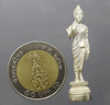 Phra Phuttha Aphai Mongkhon Samangkhi, floating statue, silver, commemorative item for the 50th anniversary of the King's accession to the throne, Kasikorn Bank, created in 1996, with original box.