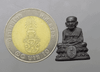 Somdej Luang Por Thuat, Wat Chang Hai, floating amulet, M.W.K., made of Nawaloha metal, commemorative item for the 50th birthday of His Royal Highness Crown Prince Maha Vajiralongkorn, consecrated at Wat Phra Sri in 2001, with original box.