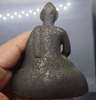 Buddha statue, hand-made by Her Majesty the Queen Mother, year 1972, beautiful condition, dark surface