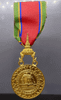 White Elephant Gold Medal (R.T.C.) made of silver with gold plating, complete with box