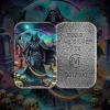 2024 Grim Reaper 2 oz .999 Silver Antiqued Colorized Cast Bar in Box w/ COA