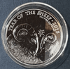 2015 Great Britain Year of the Sheep 1 Oz Silver 2£ BU Coin in Hard Capsule