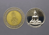 Phra Phuttha Chinnasri YSS model, commemorating the royal pilgrimage to China, made of pure silver, Wat Bowonniwet Vihara, 2536 BE (1993).