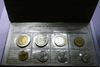A set of circulating coins from the year 1992 (B.E. 2535) from the Royal Thai Mint.