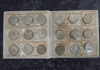 Complete set of 18 1-baht coin albums, leather-bound, from the Royal Thai Mint. Uncirculated (limited production).