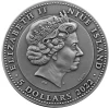 Silver Coin Hermes & Mercury 2 oz Antique Finish 5$ Niue 2022
